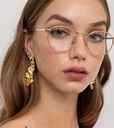 Image result for Rose Gold Eyeglasses for Women
