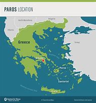 Image result for Map Showing Paros Greece