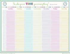 Image result for 24 Hour Work Schedule Template