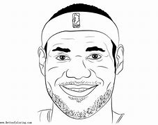 Image result for LeBron Coloring Page