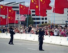 Image result for Gavin Newsom Puts China Flag above American Flag
