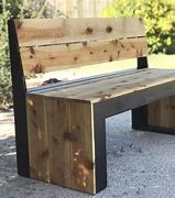Image result for Simple Outdoor Bench