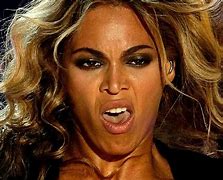 Image result for Beyonce Super Bowl Face