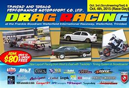 Image result for Drag Racing Flyer Trinidad