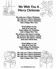 Image result for We Wish You a Merry Christmas Words