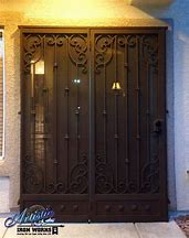 Image result for Wrought Iron Patio Doors