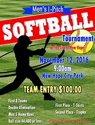 Image result for Softball Tournament Flyer Template