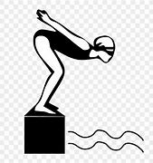Image result for Swimmer Clip Art Black and White