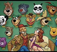 Image result for Famous Bear Cartoon Characters