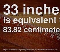 Image result for 33 Inches in Cm