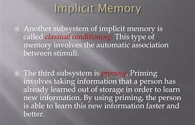 Image result for Procedural Memory