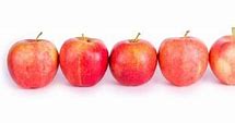 Image result for Picture of 5 Apple's in a Row