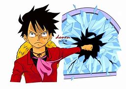 Image result for Luffy Breaks Mirror