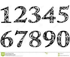 Image result for Letters and Numbers Design