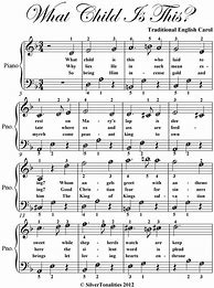 Image result for What Child Is This Sheet Music Easy