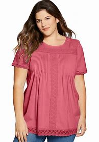 Image result for Plus Size Summer Cotton Tunics