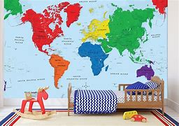 Image result for Kids World Wall Maps