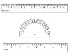 Image result for 12-Inch Ruler Diagram
