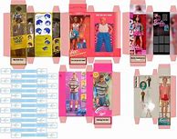 Image result for Miniature Printable Barbie Doll Box