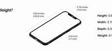 Image result for iPhone X Measurements