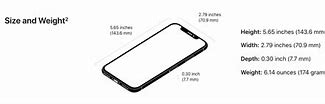 Image result for iPhone X Dimensions mm