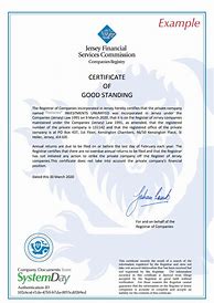 Image result for Good Standing Certificates for Inc