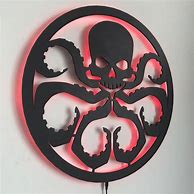 Image result for Backlit Octopus Wall Art