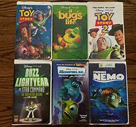 Image result for Pixar VHS DVD Collection