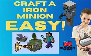 Image result for Iron Minion Crafting Recipe