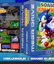 Image result for Knuckles Sonic 1 Sega Genesis Box Art