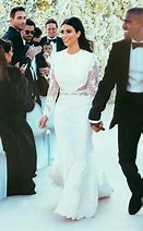Image result for Kim Kardashian's Wedding Dress
