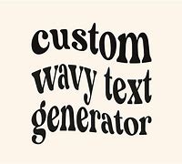 Image result for Wavy Stacked Retro Font