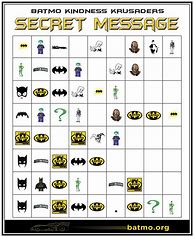 Image result for Batman Secret Code Worksheet Images
