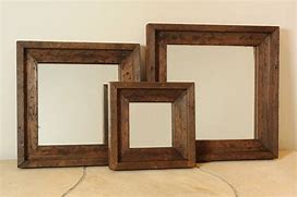 Image result for Wood Mirror Set