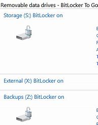 Image result for Unlock BitLocker Drive without Key