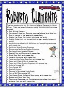 Image result for Roberto Clemente Games for Class