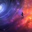 Image result for Floating in Space Art Aesthetic Drawing