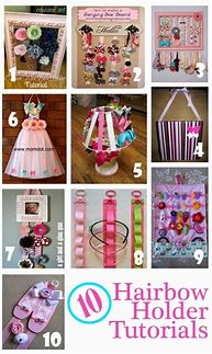 Image result for Hair Bow Holders for Girls