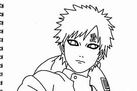 Image result for How to Draw Gaara Naruto