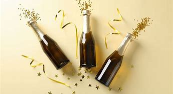 Image result for Mini Gold Champagne Bottles