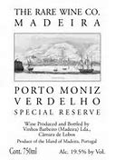 Image result for Rare Co Vinhos Barbeito Madeira Porto Moniz Verdelho Special Reserve