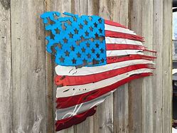 Image result for American Flag Metal Art