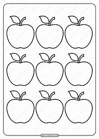 Image result for Apple Cartoon Black and White