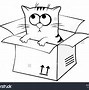 Image result for Cute Cats in a Box Cartoon