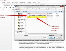 Image result for Recover Autosave Word Document