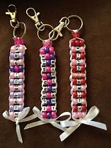 Image result for Bead Keychain Ideas