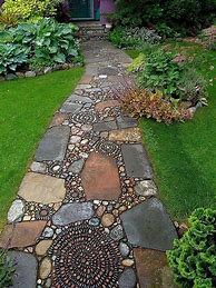 Image result for Inexpensive Garden Path Ideas