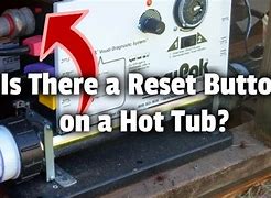 Image result for Spa Heater Reset Button