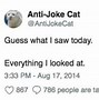 Image result for Anti-Joke Cat