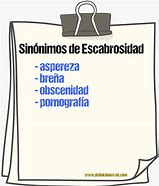 Image result for escabrosidad